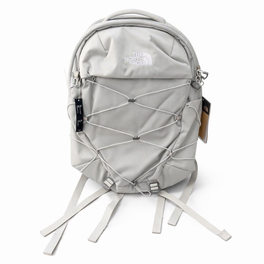 The North Face Womens Borealis Commuter Backpack Grey 16in Laptop Sleeve Bag New